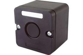 Пост кнопочный ПКЕ 222-1 черный IP54 1з+1р TDM SQ0742-0020