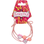 Резинки для волос детские 2шт «МЯТНЫЙ БУМ», сердечки и шарик, микс 5 цветов, d-5.5см (Кокетка)