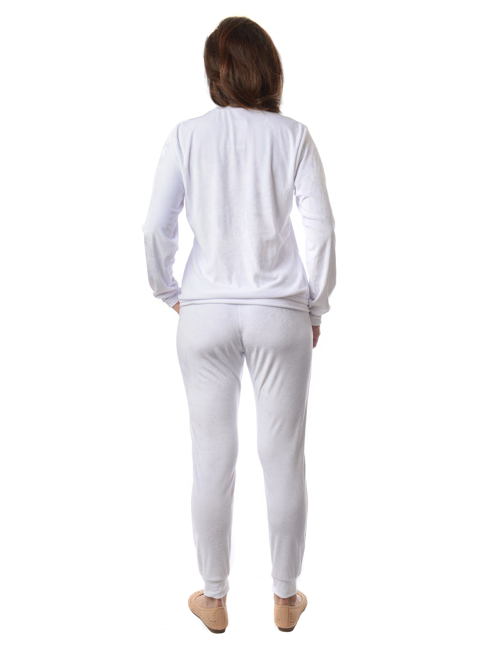 Костюм с брюками КБ-291В/белый