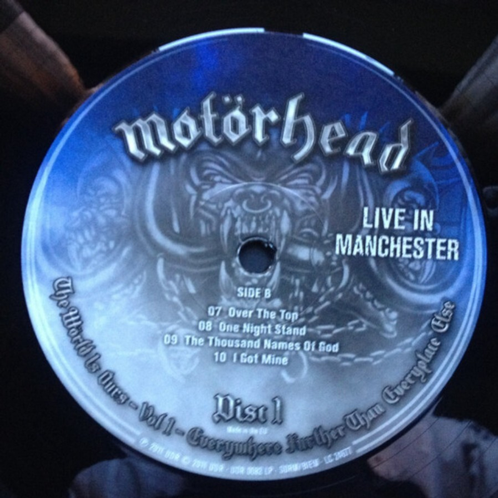 Motorhead / The World Is Ours - Vol 1 (Everywhere Further Than Everyplace Else)(Live In Manchester)(2LP)