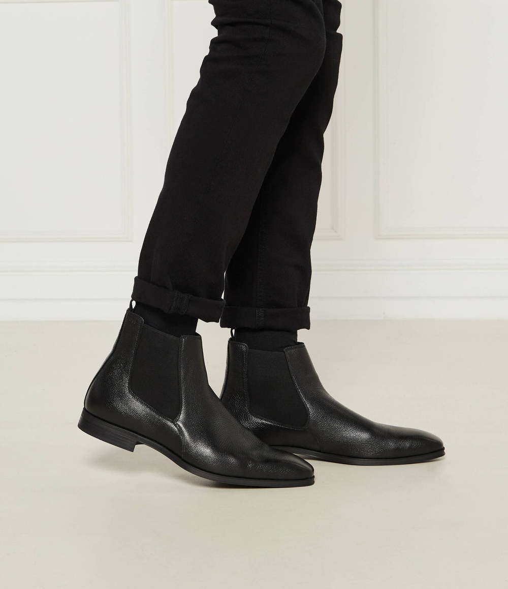 Кожаные челси theon BOSS BLACK - черный(50529228)