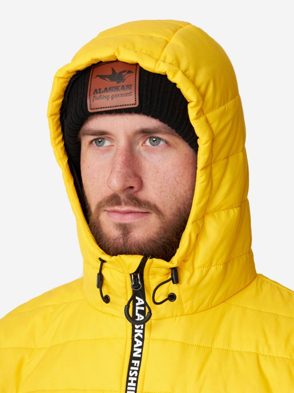 Куртка Alaskan Juneau Yellow утепленная стеганая