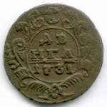 Денга 1731 год. F-VF