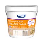 ТЕКС Эмаль акриловая для радиаторов белая полуглянцевая (0,8л) 49635