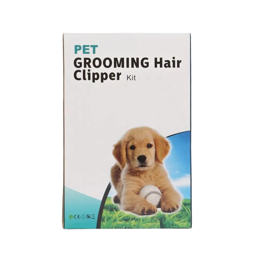 Машинка, Триммер для стрижки домашних животных, без вибрации и шума "Pet Grooming Hair Clipper Kit"