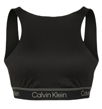 ТОП теннисный Calvin Klein Medium Support Sports Bra - black beauty