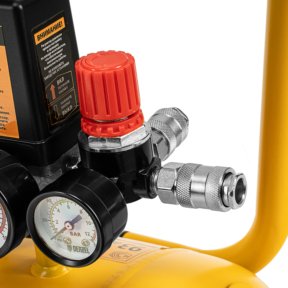 Компрессор воздушный прям. привод DCV1800/50, 1,8 кВт, 50 литров, 320 л/мин Denzel