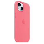 Силиконовый чехол с поддержкой MagSafe Apple Silicone Case для iPhone 15 Plus, Pink (Розовый)
