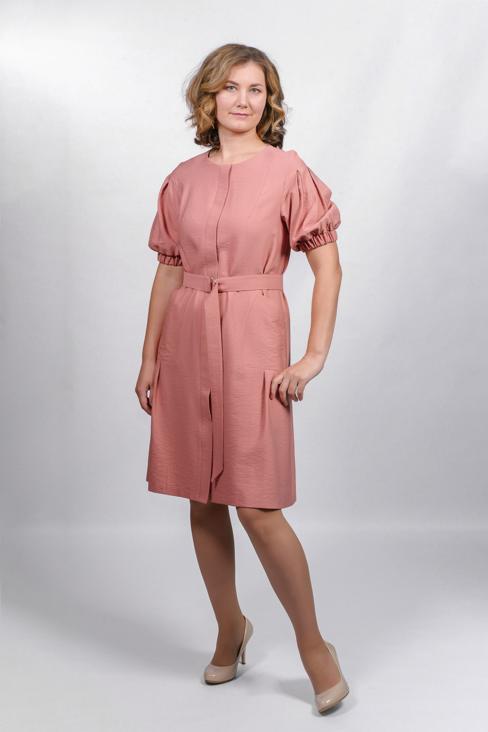 Повседневное платье 2846АП, Роза #97Роза052846АП