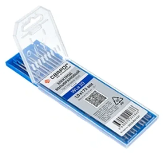 Вольфрамовые электроды Сварог WGLa 15 2×175 мм