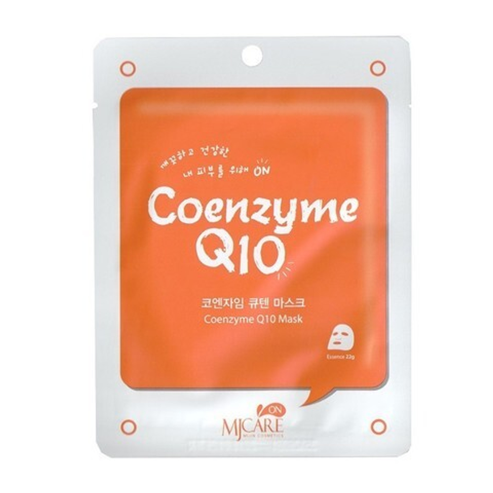 MJCARE ON COENZYME Q10 MASK Тканевая маска для лица с коэнзимом Q10