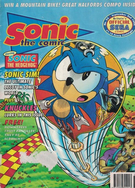 Комикс Sonic The Comic 1994 #33