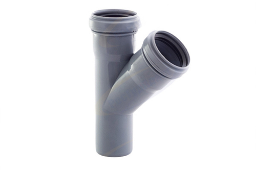 Тройник  ВК ПП 50/50х45, короб, серый,РТП (60/1)