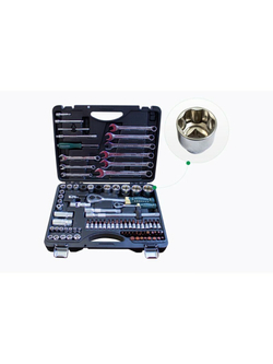 Набор инструментов 82+6пр. 1/4'',1/2''(сорв.гр.) RockForce##Rock FORCE RF-4821-7 Premium