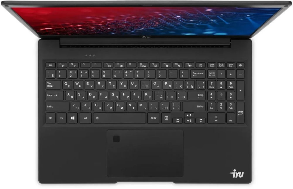 Ноутбук  iRu Оникс 15U 15 ", Core i5, 8 Гб RAM, 256 Гб SSD, Iris Xe Graphics, Черный