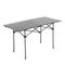 Стол складной 120x55x65см с отделом под посуду столешница алюминий (PR-MC-608) PR