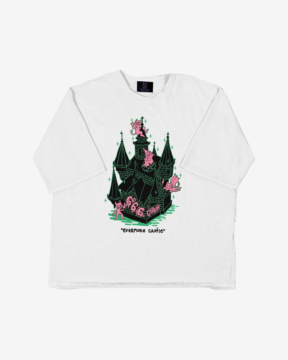 Футболка Out Block Evermore Castle белая