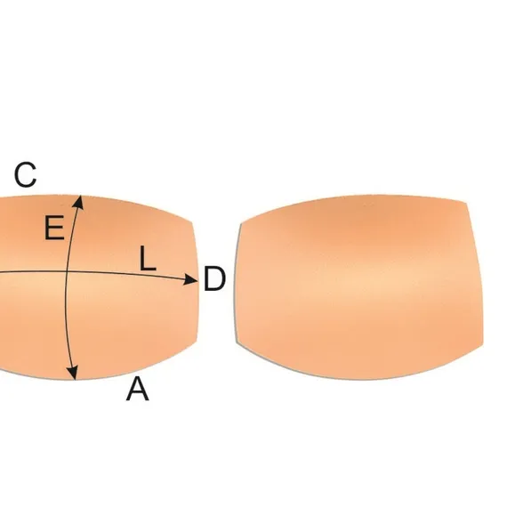 Чашка-вкладыш Бандо бежевая, 38 размер, Беларусь