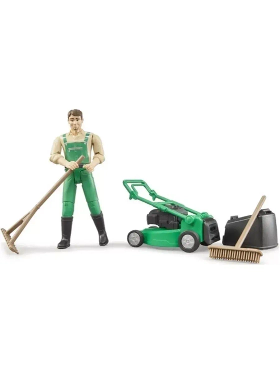 Фигурка газонокосильщика с аксессуарами Bruder 62103