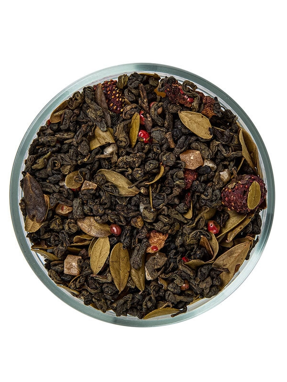 Чай зелёный «Клубника со взбитыми сливками»