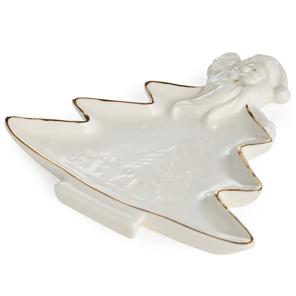 БЛЮДО СЕРВИРОВОЧНОЕ "ЕЛКА" 19*18*2 СМ