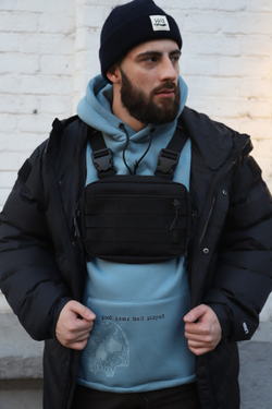 Нагрудная сумка Тайна Таслан Чёрный