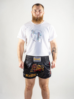 Шорты Муай-Тай Fluory Lion (черные)