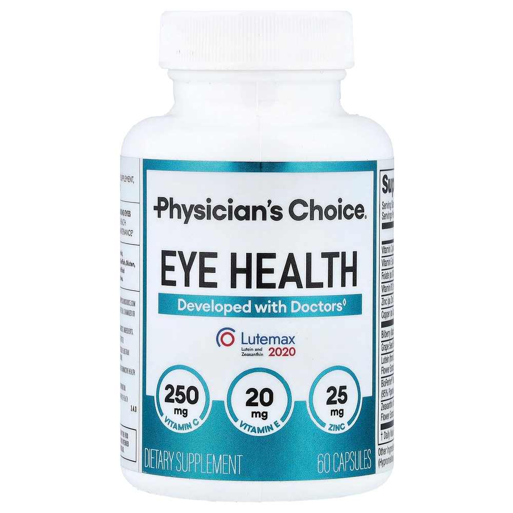 Physician's Choice, здоровье глаз, 60 капсул