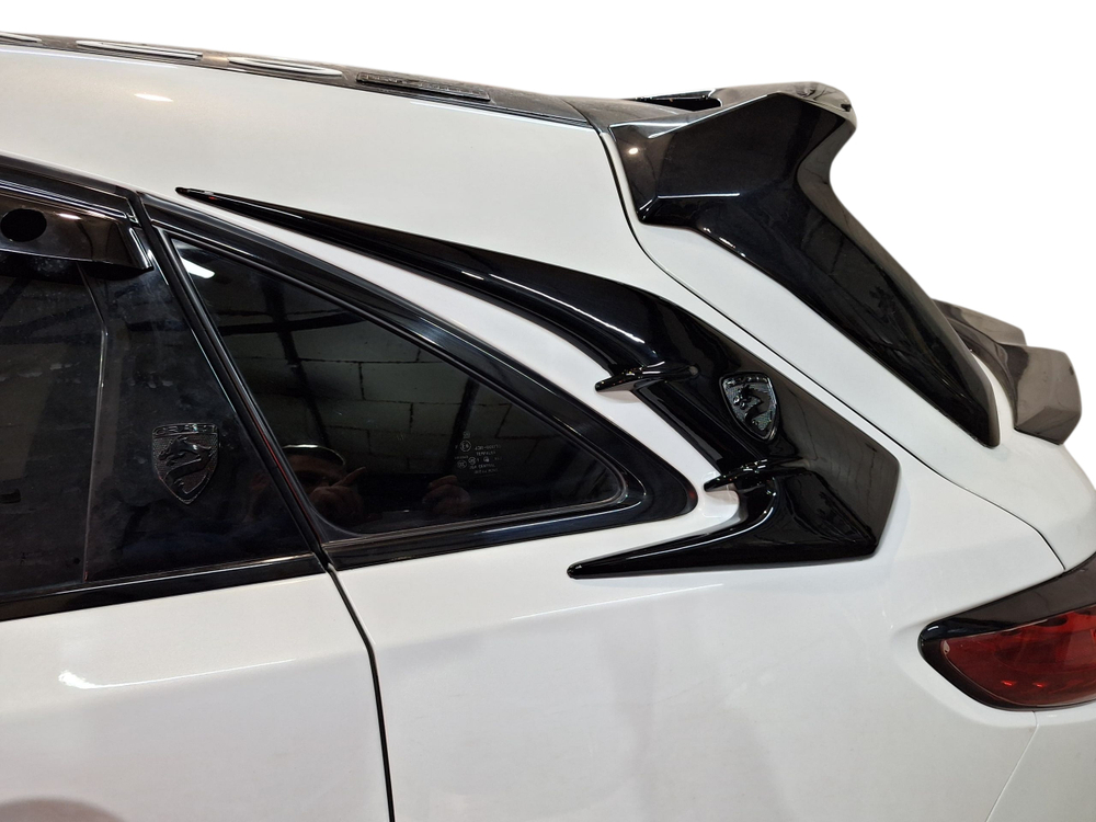 Накладки на задние крылья стойки QX70