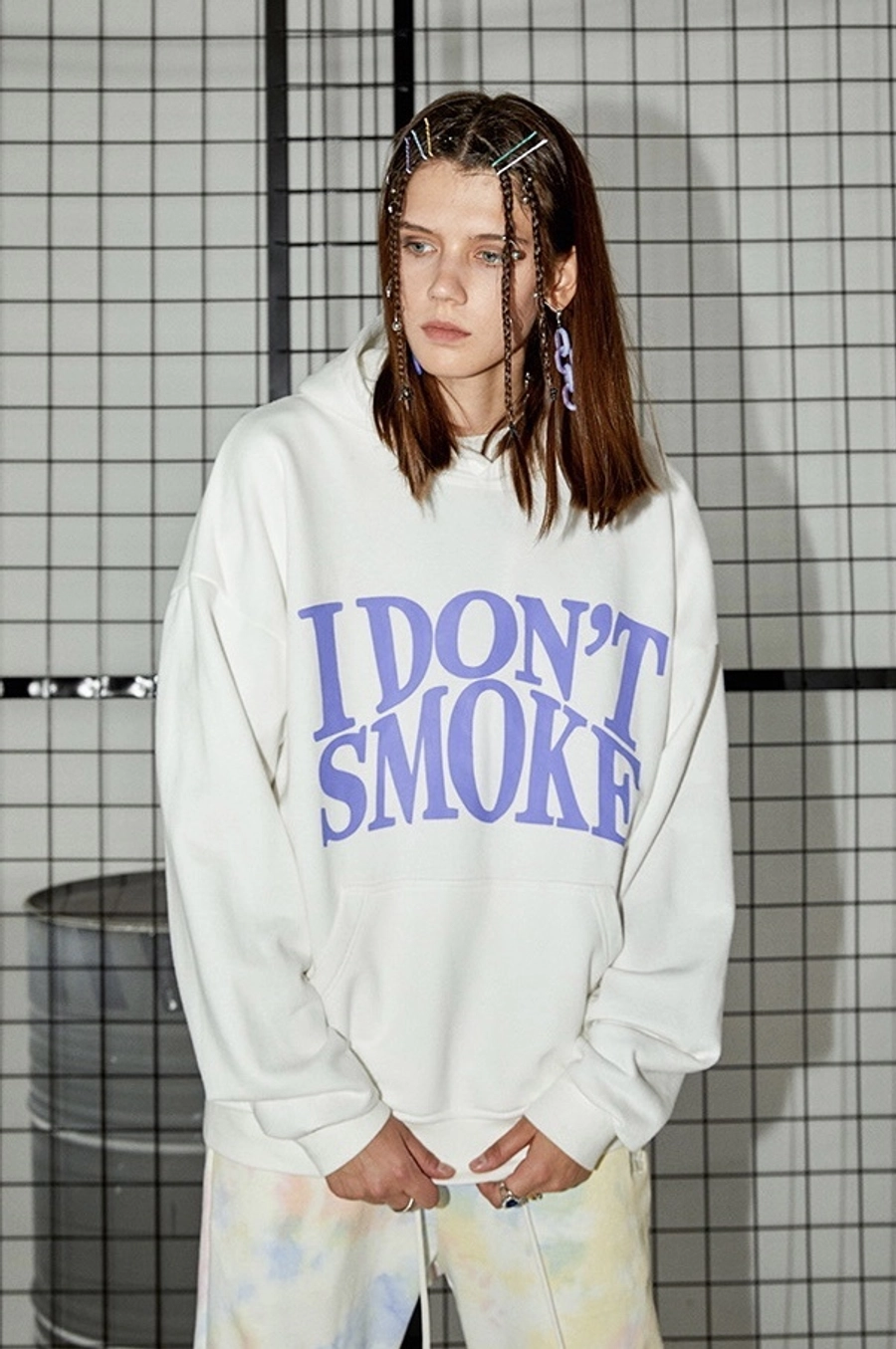 Худи DONSMOKE "Basic Logo" Oversized Hoodie