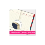 Ежедневник датированный 2026 А5 148х218 мм, GALANT "Infinity Gold", под кожу, темно-синий, 117503