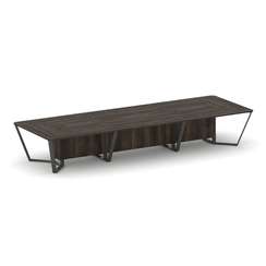 Steel Meet Стол переговорный прямоугольный KDK-PR.B.SP-16 Дуб Мали/Металл Антрацит 4800*1600*750