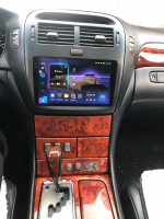 Магнитола для Lexus LS430 Toyota Celsior XF30 2000-2006 (ШГУ монохром) - FarCar BM9-2K-9697F1 монитор 9.5" 2K QLED на Android 14, TS10, 4+32Гб, CarPlay, 4G SIM-слот