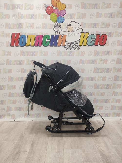 Санки-коляски Ника Детям 7-5SK графитовый