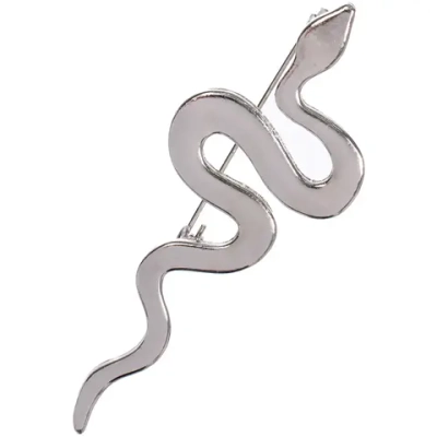 Брошь «Best Podarok - Левиа», цвет серебро, 8см