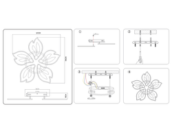 Ambrella Потолочный светодиодный светильник с пультом Original FA543
