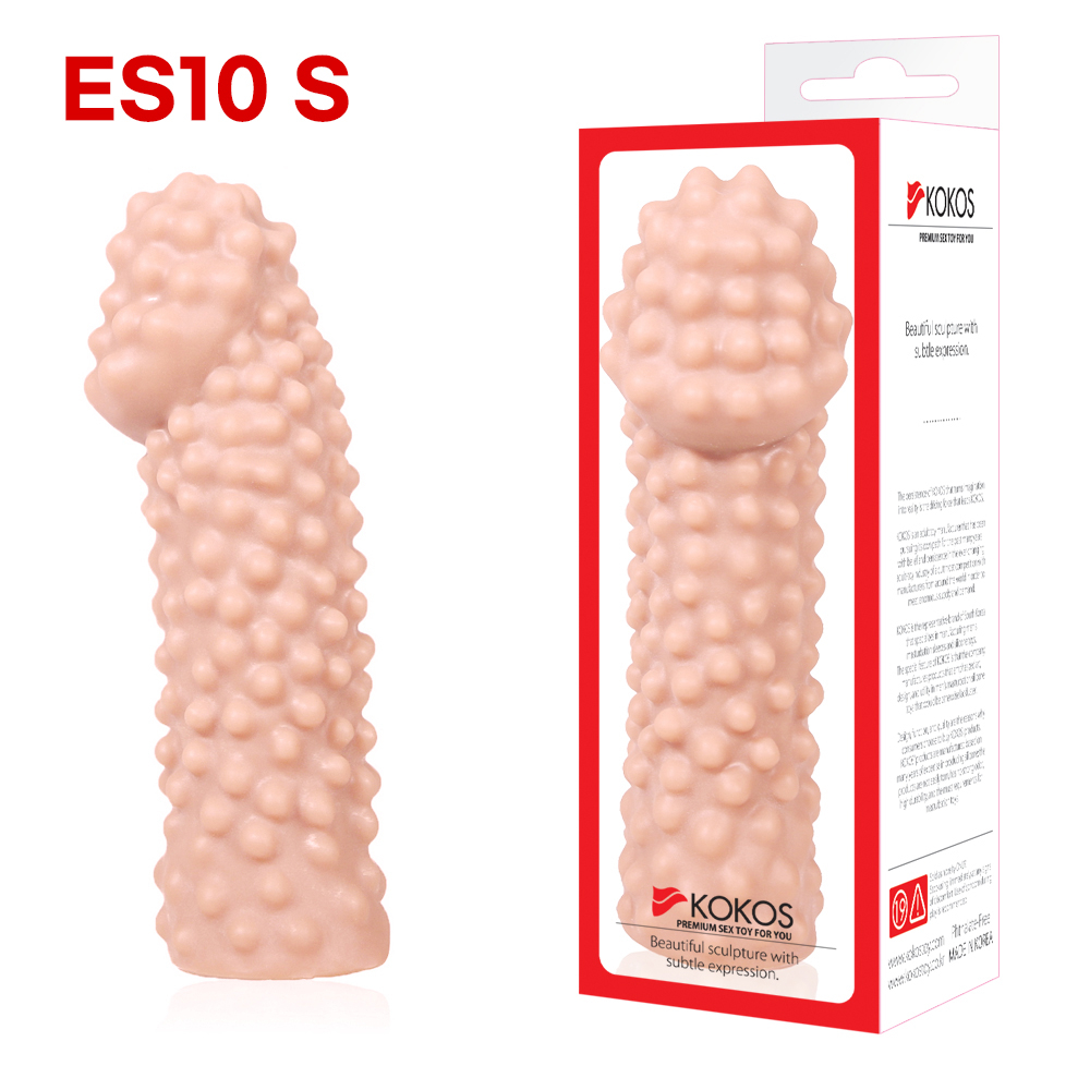 Насадка на пенис EXTREME SLEEVE телесная с шипами KOKOS ES-10-S