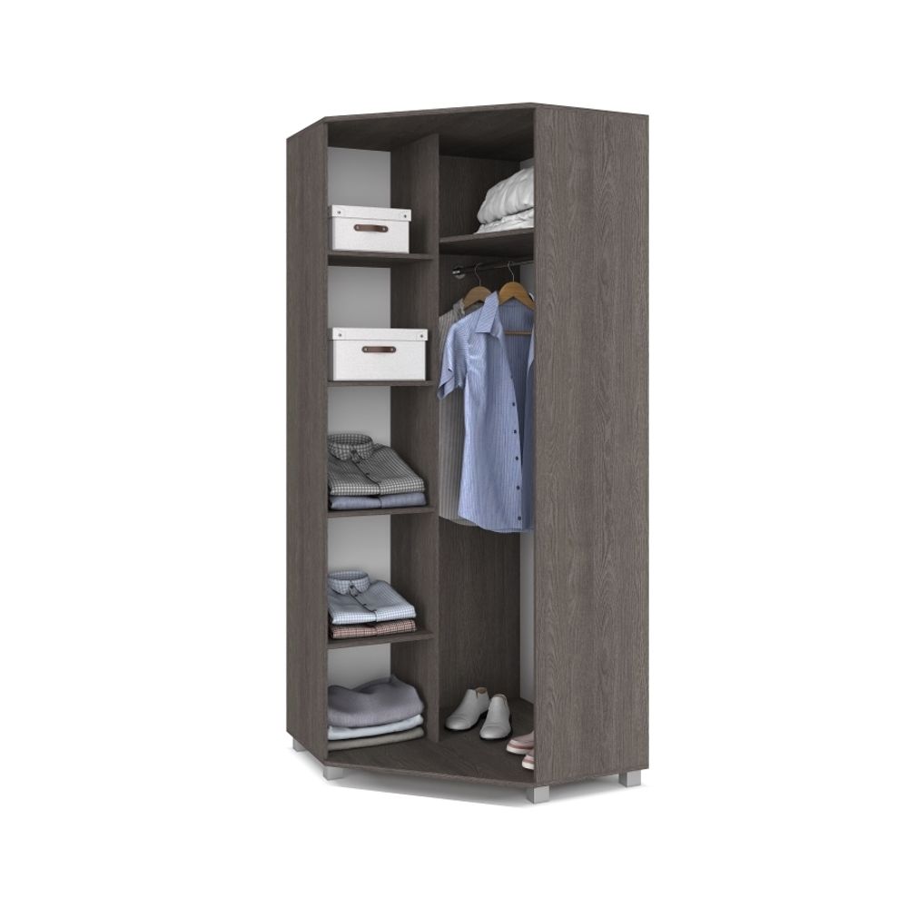 Шкаф угловой "Карина" К59 (анкор темный/анкор светлый), ЛДСП, MODERN