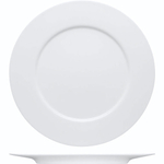 Тарелка «Пьюрити» мелкая;эко-кост. фарф.;D=32,H=2см;белый (Цвет: белый)