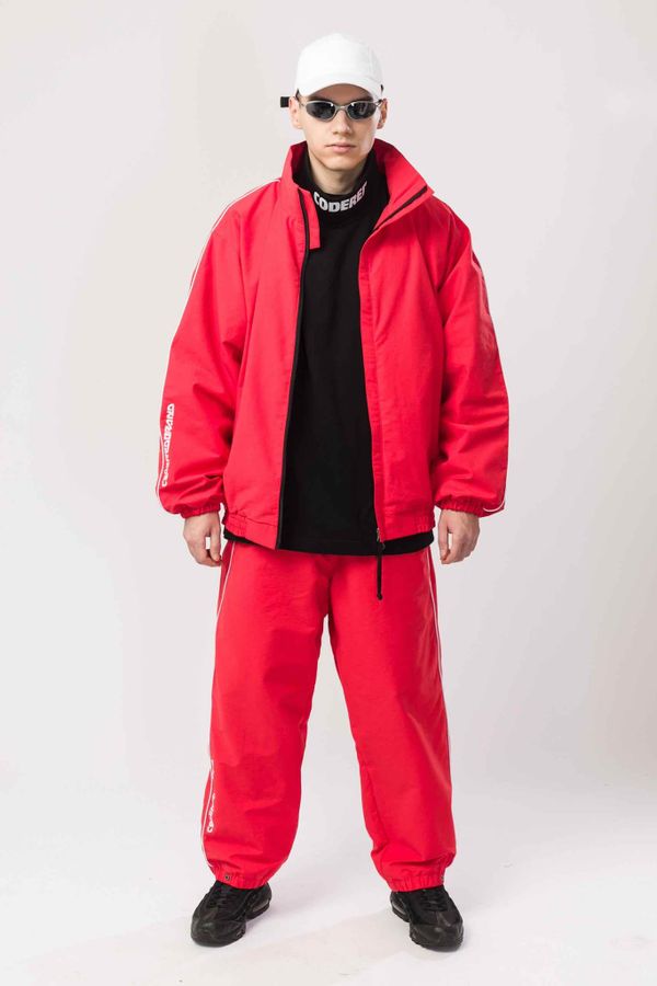 Олимпийка Piping 24 красная - фото 2