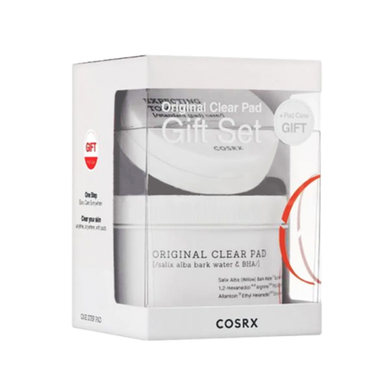 Cosrx Диски очищающие с ВНА-кислотами + контейнер для дисков - Original clear pad (gift set), 70шт