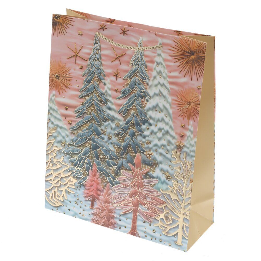 GAEM Пакет подарочный (бумага 210г/м2, блок 12шт), L31 W12 H40 см, 4в.