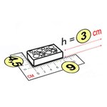 Крышка 9x4,5x3 см для GigaBloks 7,5"