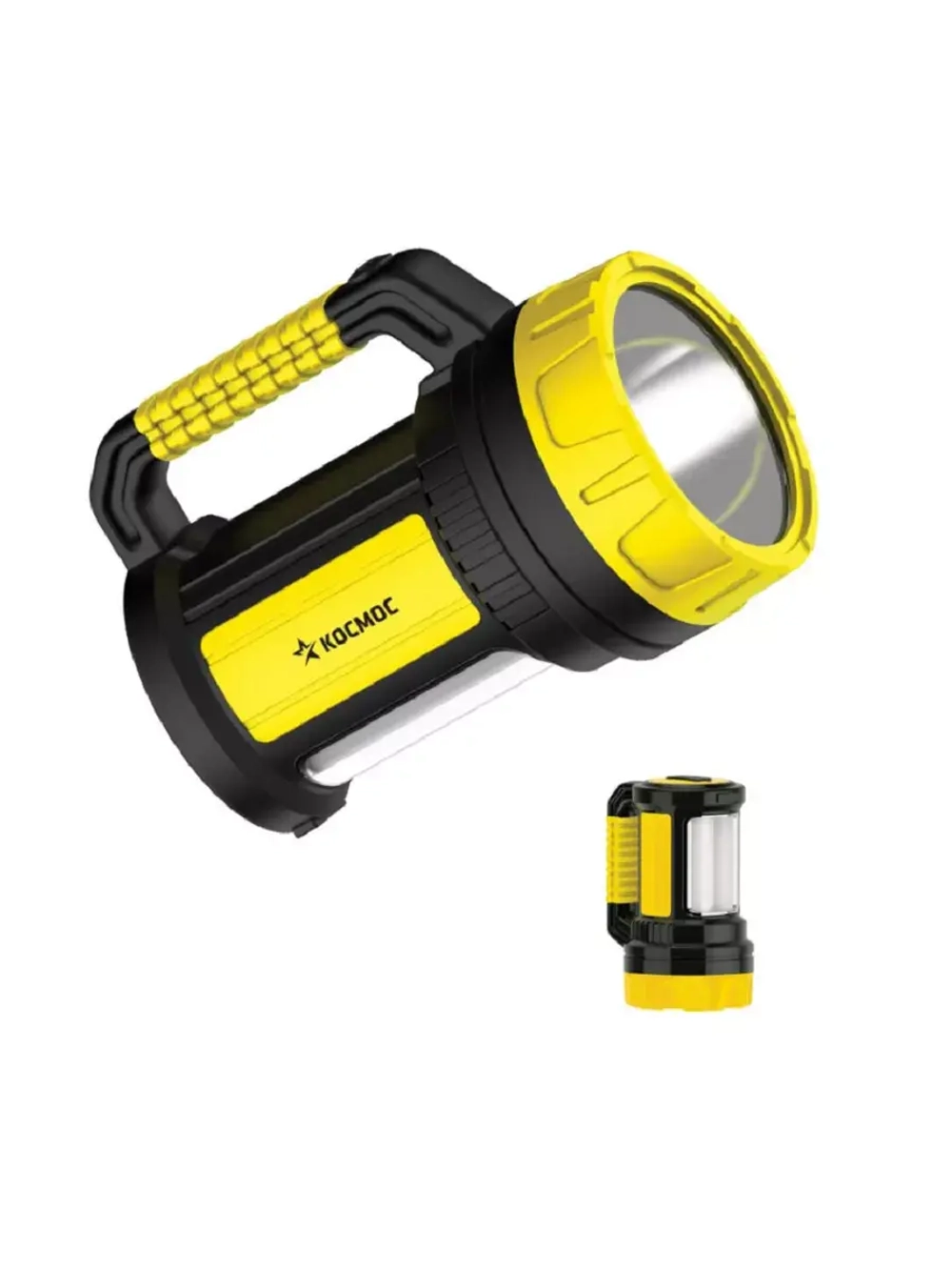 Фонарь аккумуляторный прожектор 5W бок.пан. 10Вт, 3 реж раб