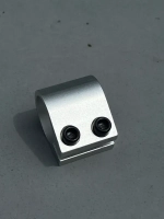 Хомут Fahrenheit 2 болта, IHC 31.8, серебристый