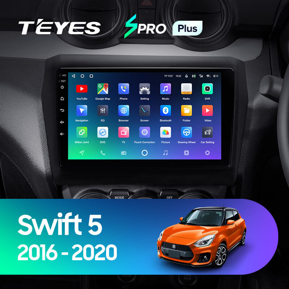 Teyes SPRO Plus 9" для Suzuki Swift 2016-2020