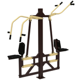 Уличный тренажер №17, "Жим от груди и вертикальная тяга", 2030*940*1810 мм.