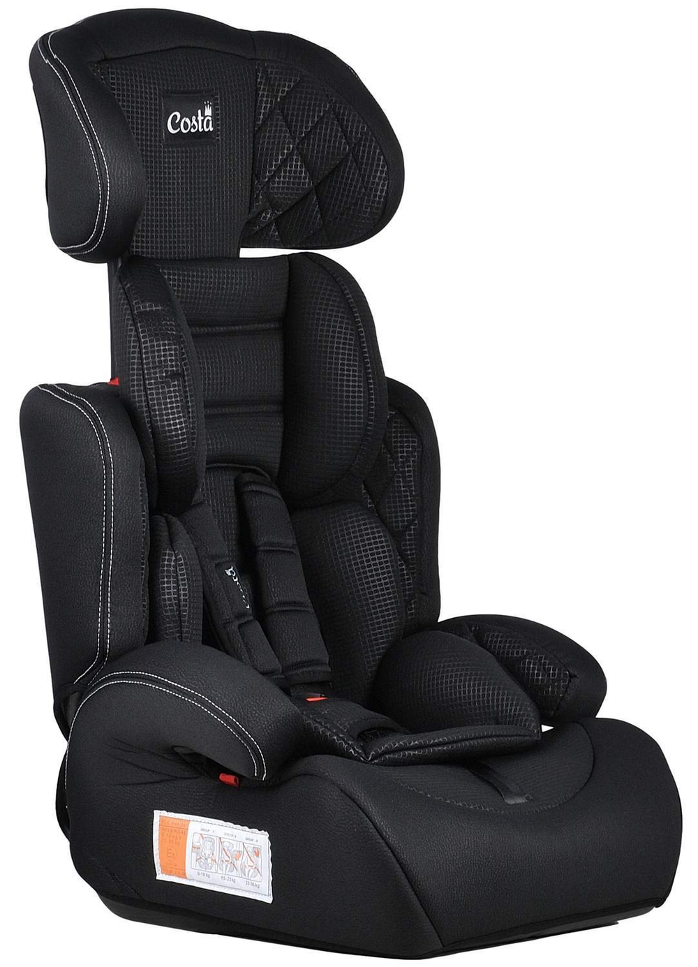 Автокресло детское YB702A (CS-003) ((чёрный (бифлекс)/ black)) Артикул: YB702A/bk