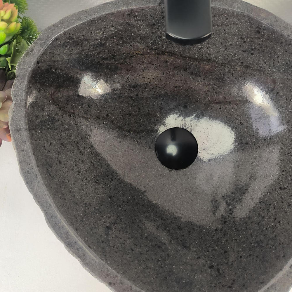 Раковина из речного камня RS-65178 41*37*15 0856