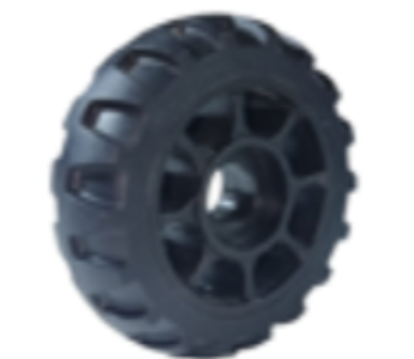 Колесо PLG-K125, d74, черный